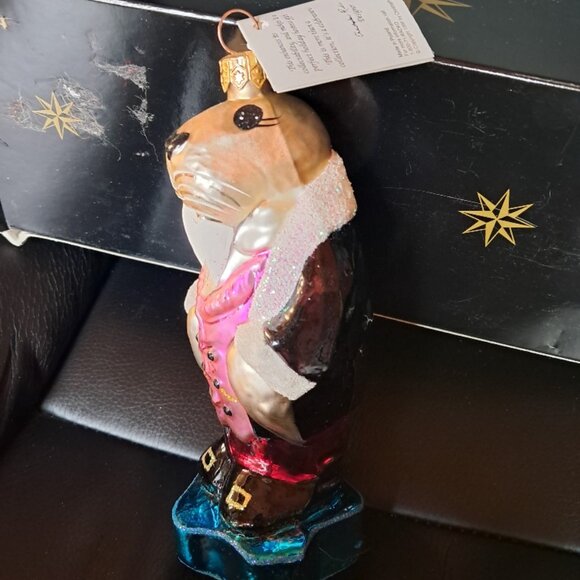 Christopher Radko Walrus Christmas Ornament - Picture 7 of 8